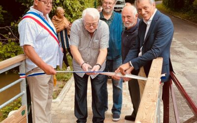 Inauguration de la passerelle