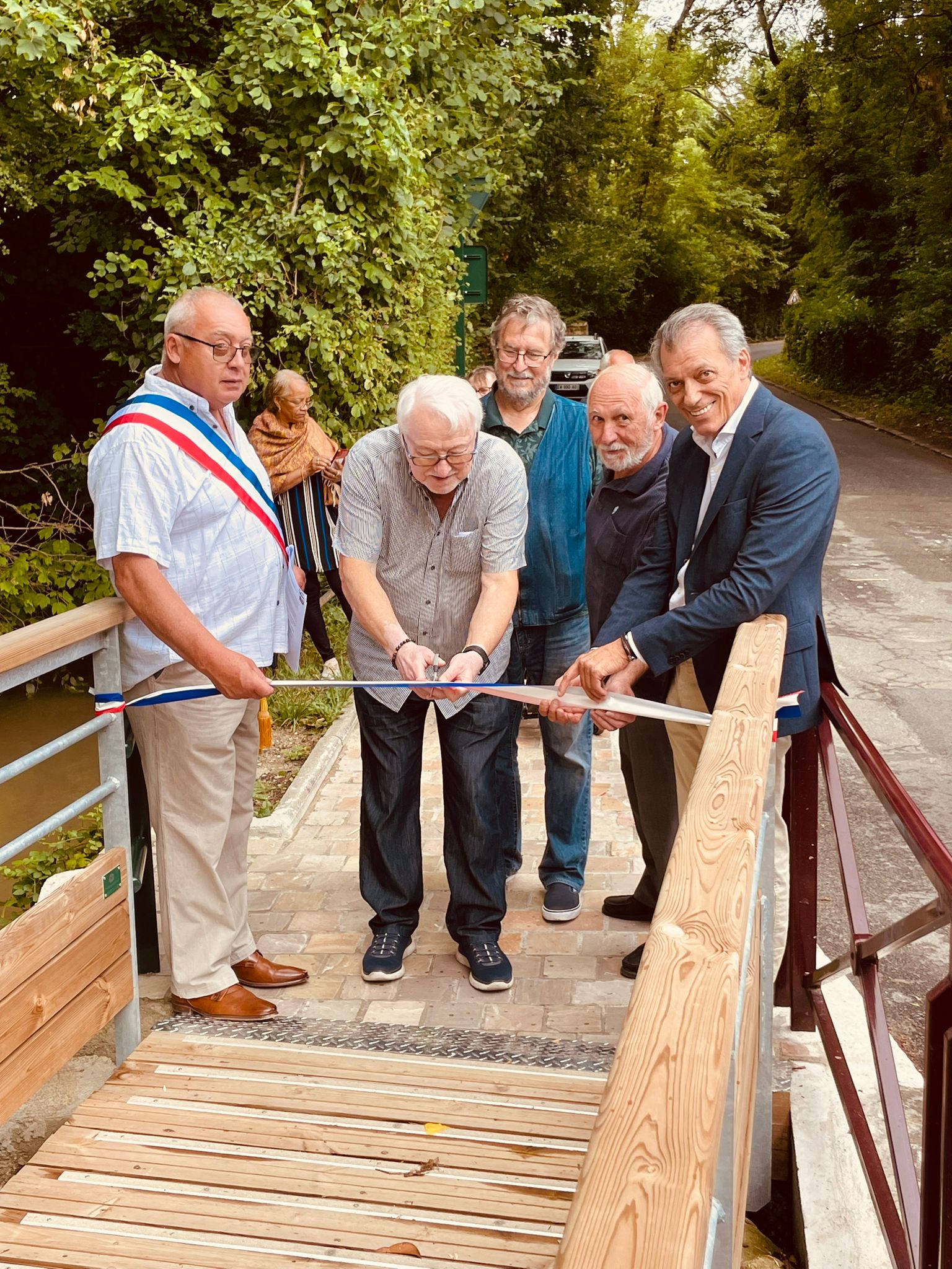 Inauguration de la passerelle